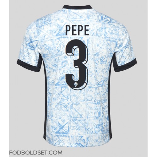 Portugal Pepe #3 Udebanetrøje EM 2024 Kortærmet